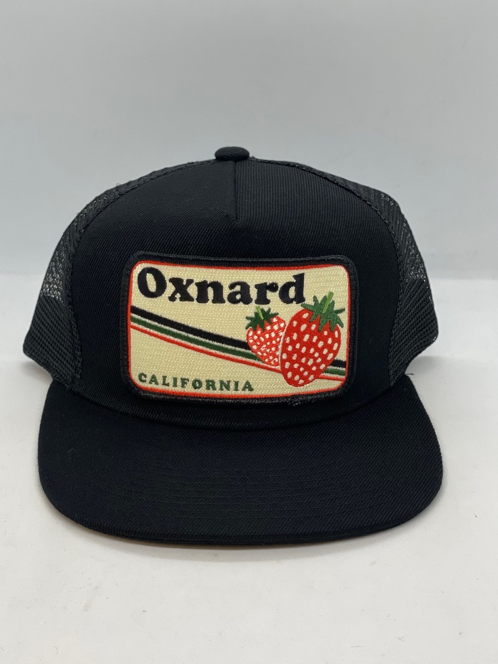 NEW Oxnard California Strawberry Mesh Trucker Hat